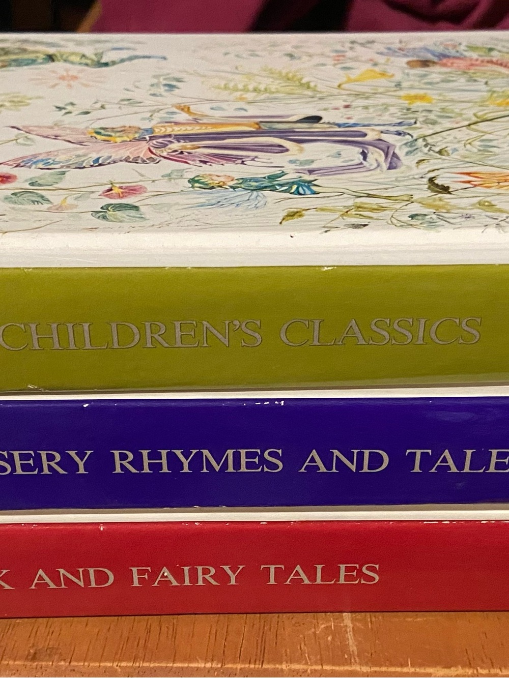 Vintage Fairy Tales Nursery Rhymes rhyme Children's Storybook book Set of 3